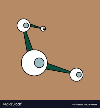 Flat icon design collection molecules scheme vector image