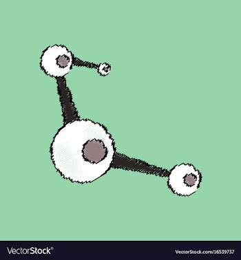 Flat icon design collection molecules scheme vector image
