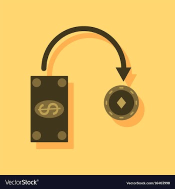Flat icon design collection money equal chips in vector image