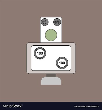 Flat icon design collection money equal chips vector image