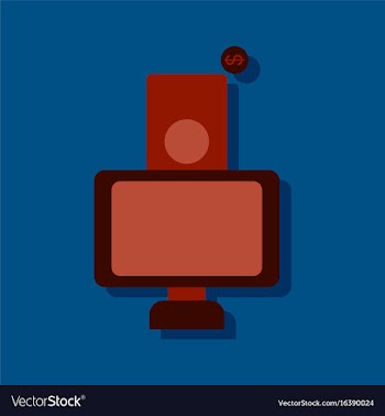 Flat icon design collection money equal chips vector image