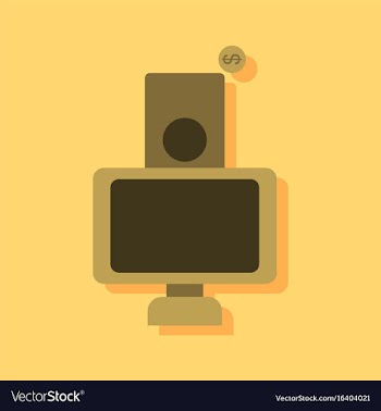 Flat icon design collection money equal chips vector image