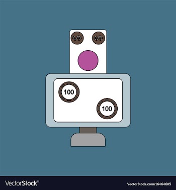 Flat icon design collection money equal chips vector image