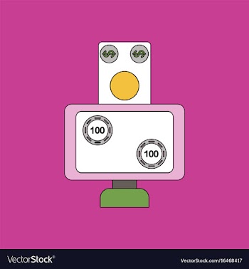 Flat icon design collection money equal chips vector image