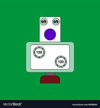 Flat icon design collection money equal chips vector image