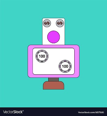Flat icon design collection money equal chips vector image