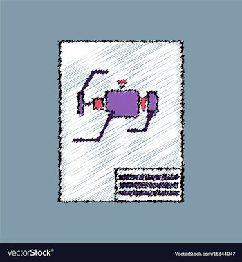 Flat icon design collection motor circuit in vector image