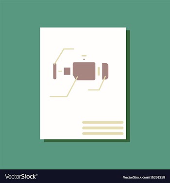 Flat icon design collection motor circuit in vector image