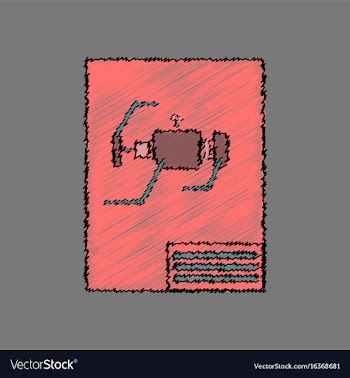 Flat icon design collection motor circuit in vector image