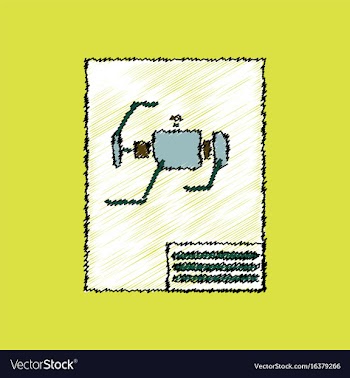 Flat icon design collection motor circuit in vector image
