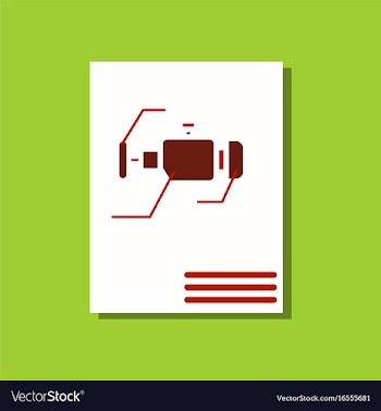 Flat icon design collection motor circuit in vector image