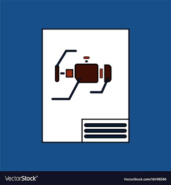 Flat icon design collection motor circuit vector image