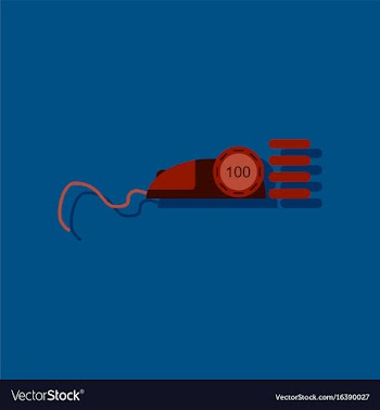 Flat icon design collection mouse and casino chip vector image