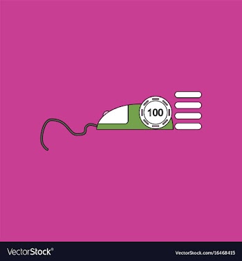 Flat icon design collection mouse and casino chip vector image