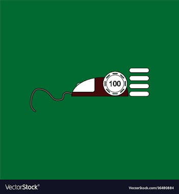 Flat icon design collection mouse and casino chip vector image