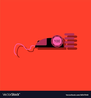 Flat icon design collection mouse and casino chip vector image