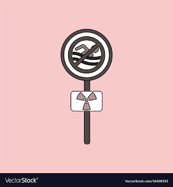 Flat icon design collection no swimming sign vector image