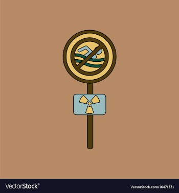 Flat icon design collection no swimming sign vector image