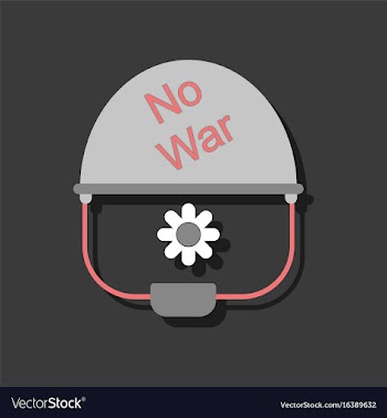 Flat icon design collection no war military vector image