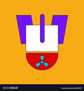Flat icon design collection nuclear bomb vector image