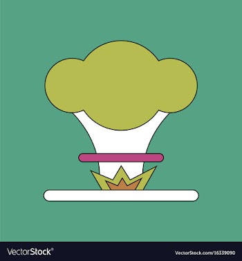 Flat icon design collection nuclear explosion vector image