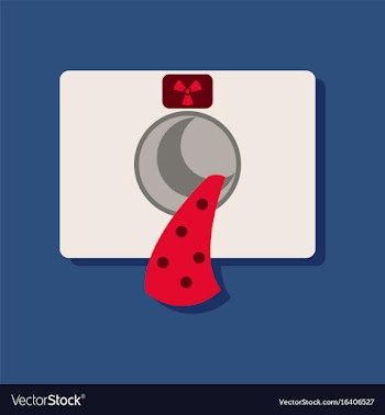 Flat icon design collection nuclear waste in vector image