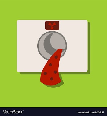 Flat icon design collection nuclear waste in vector image