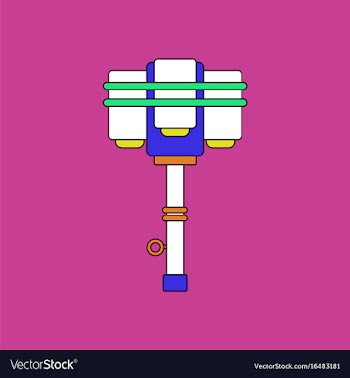 Flat icon design collection old anti tank grenade vector image