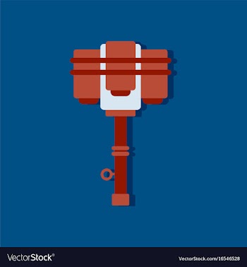 Flat icon design collection old anti tank grenade vector image