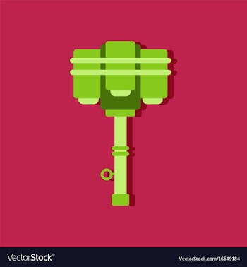 Flat icon design collection old anti tank grenade vector image