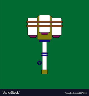 Flat icon design collection old anti tank grenade vector image