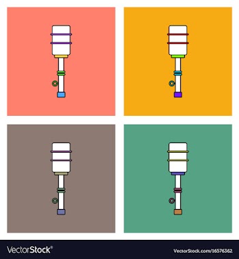 Flat icon design collection old hand grenade vector image