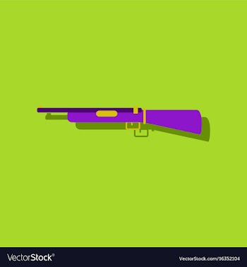 Flat icon design collection old military gun in vector image