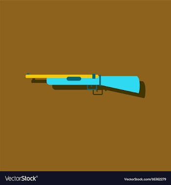 Flat icon design collection old military gun in vector image