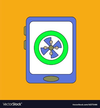 Flat icon design collection online casino roulette vector image