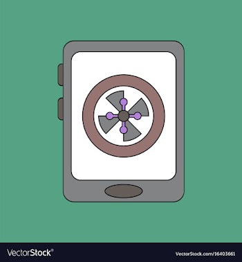 Flat icon design collection online casino roulette vector image