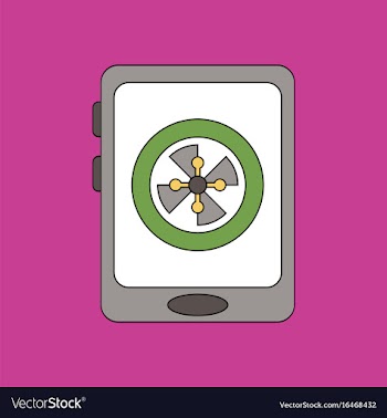 Flat icon design collection online casino roulette vector image