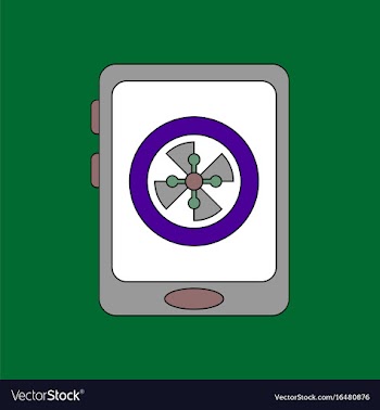 Flat icon design collection online casino roulette vector image