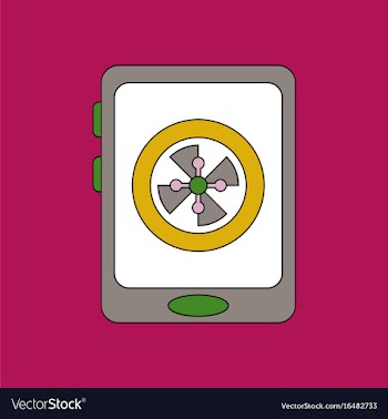 Flat icon design collection online casino roulette vector image
