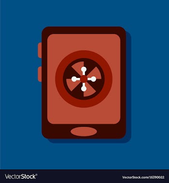 Flat icon design collection online casino vector image