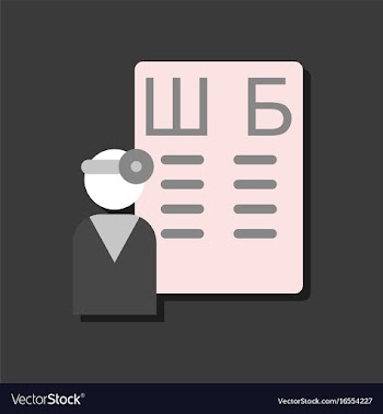 Flat icon design collection ophthalmologist and vector image
