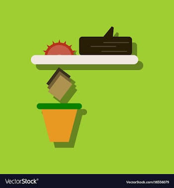 Flat icon design collection paper and trash in vector image