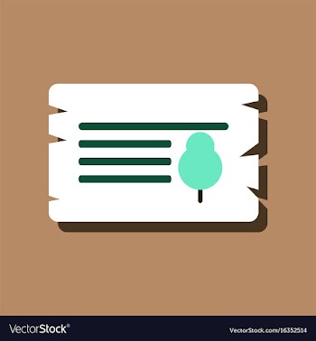 Flat icon design collection paper from tree in vector image