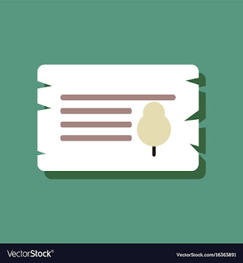 Flat icon design collection paper from tree in vector image