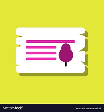 Flat icon design collection paper from tree in vector image
