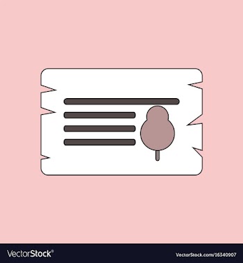 Flat icon design collection paper from tree vector image