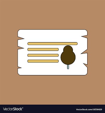 Flat icon design collection paper from tree vector image