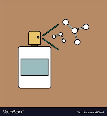 Flat icon design collection perfume and pheromones vector image
