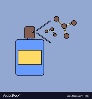 Flat icon design collection perfume and pheromones vector image