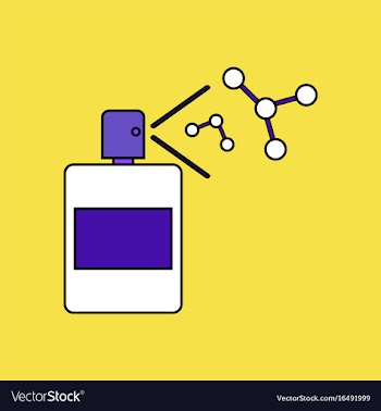 Flat icon design collection perfume and pheromones vector image